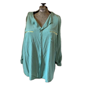 Size 14 Woolworth pull over long sleeve blouse